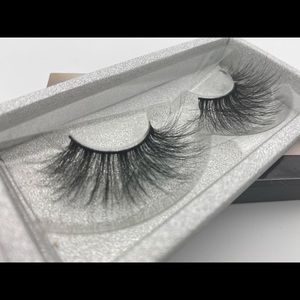 One pair 6d mink false eyelash 25mm